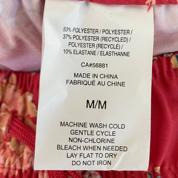 O'Neill Hyperfreak Floral Print Pull On Poly Blend Board Shorts Multi Color Sz M - Picture 9 of 13